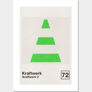 Kraftwerk / Minimalist Style Poster Artwork Design Posters and Art